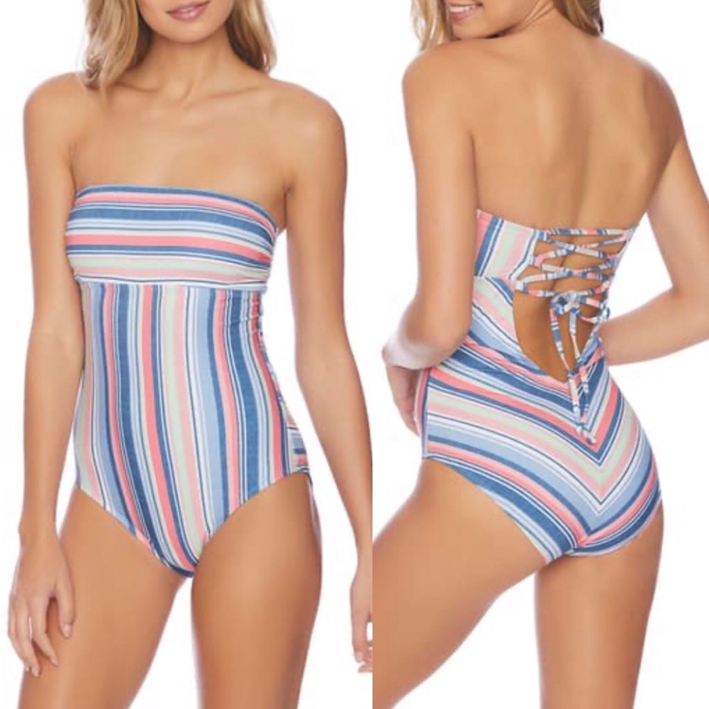 Women’s Splendid Bandeau One Piece Swimsuit Size S